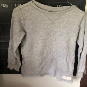 Size 6 Carters gray long sleeve shirt